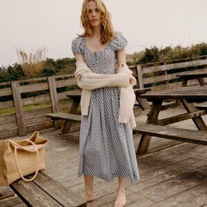 Doen Quinn Dress in Dahlia Ditsy Medium